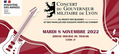 Le concert du Gouverneur militaire de Lyon a eu lieu 8 novembre 2022 à la Bourse du travail